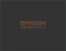 Tablet Screenshot of omniumconcept.com